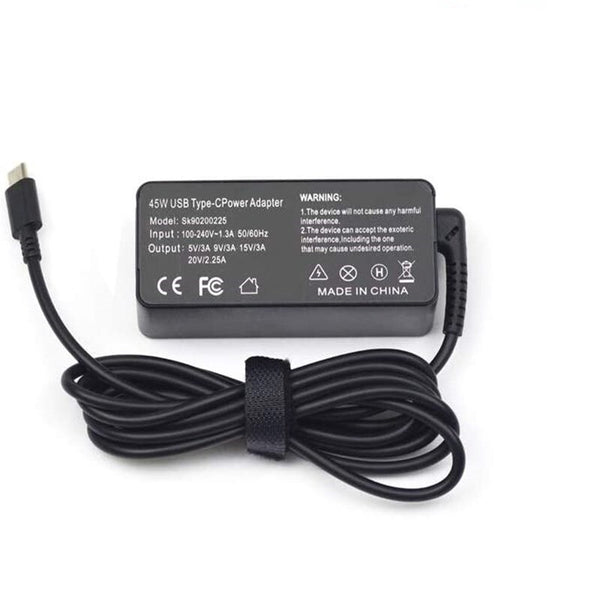45W  USB C AC Adapter for HP Chromebook X360 14-CA000 11-AE000:14-ca051wm 14-ca052wm 14-ca091wm  Supply Cord