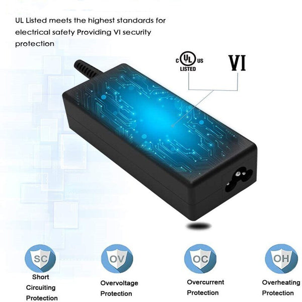 Genuine AC Charger Fit for HP Envy m7-k010dx Spectre 15-j050us 15-df0013dx M7 m7-n101dx 15-df0068nr Laptop Power Supply Cord Adapter