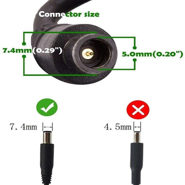 Genuine AC Charger for Dell Inspiron 13 14 15 5567 5558 3558 5559 5000 Series XPS 13 9360 LA45NM140  Laptop Adapter Power Supply Cord