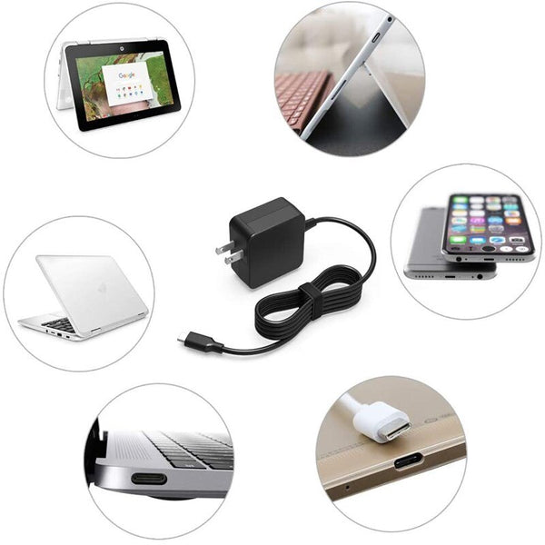 AC Charger for Dell XPS 9360 936 50HD Laptop Power  Supply Adapter Cord