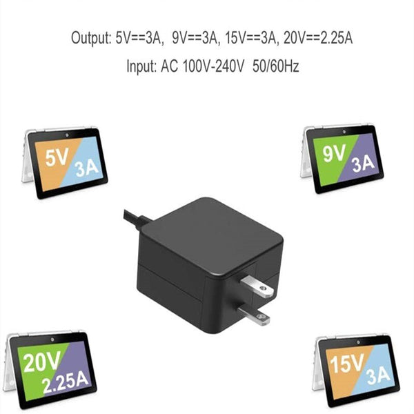 AC Charger for Dell XPS 9360 936 50HD Laptop Power  Supply Adapter Cord