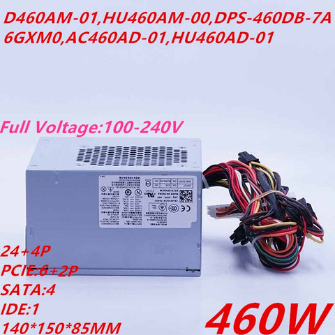 NEW Power Supply  Original PSU For Dell 8000 8100 8300 8500 8700 8900 460W Power Supply D460AM-01 HU460AM-00 D460AM-03 AC460AD-01 HU460AD-01