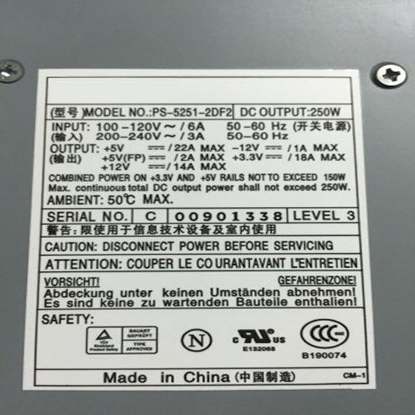NEW Power Supply  Original PSU For Dell GX260 280 4700 250W Power Supply PS-6311-1DFS ps-5251-1d1s PS-4221-2DF2 NPS-250KB J H2678 HP-P2507FWP3