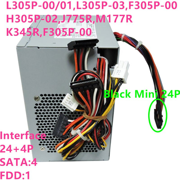 NEW Power Supply  Original PSU For Dell OptiPlex GX980 760 780 305W Power Supply L305P-00 L305P-03 F305P-00 H305P-02 J775R M177R F305P-00