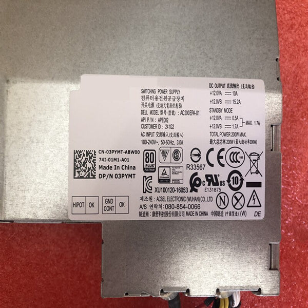 New PSU Power Supply Dell 7440 16Pin 200W Power Supply AC200EPA-01 AC200EPA-00 L200EPA-01 PA-2201-1DA HU200EPA-00 HKF2002-3D APE002