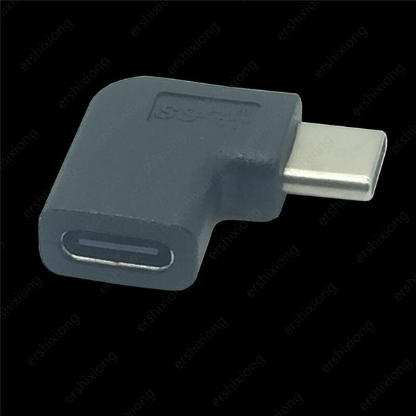 Small Portable 90 Degree Right Angle USB 3.1 Type C Male to Female Converter USB-C Adapter For Samsung Huawei Smart Phone