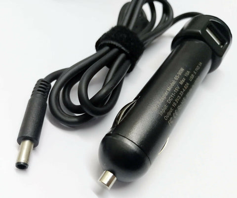 NEW AUTO USB Car Charger Adapter For Dell Latitude 3410 5410 Blue Tip 4.5*3.0mm