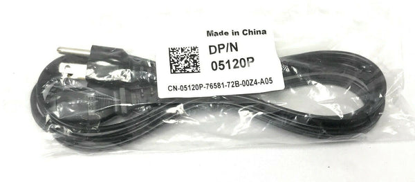 1 Dell 3 Prong 6' Universal Computer PC AC Power Cord Cable Monitor Cord 05120