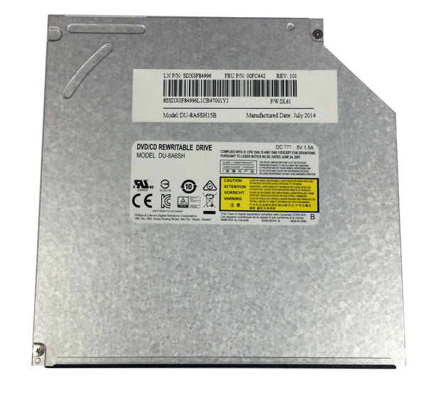 NEW GENUINE 9.5mm SATA Laptop CD DVD RW Burner Drive DU-8A6SH For HP ASUS ACER DELL Lenovo
