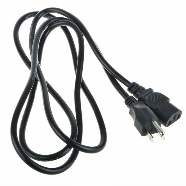 6FT AC Power Cord Cable 3 Prong US Plug for TV PRINTER PC DESKTOP HP DELL Lenovo