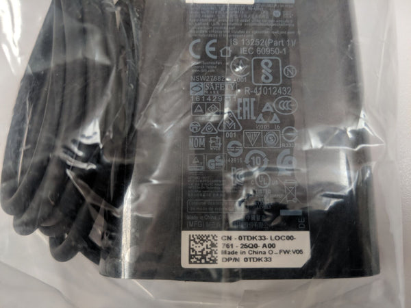 Dell 90W Thunderbolt 3 USB-C Type-C AC Power Adapter Charger LA90PM170 0TDK33