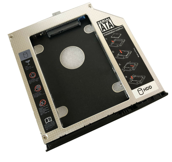 New 2nd HDD/SSD Caddy For HP EliteBook 2530p 2540p 2nd Hard Drive Caddy With Bezel