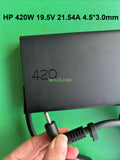 TPN-OA10 Original 19.5V 21.54A 420W AC Adapter For HP zbook17 TPN-CA37 Laptop Power Supply Charger 4.5×3.0mm