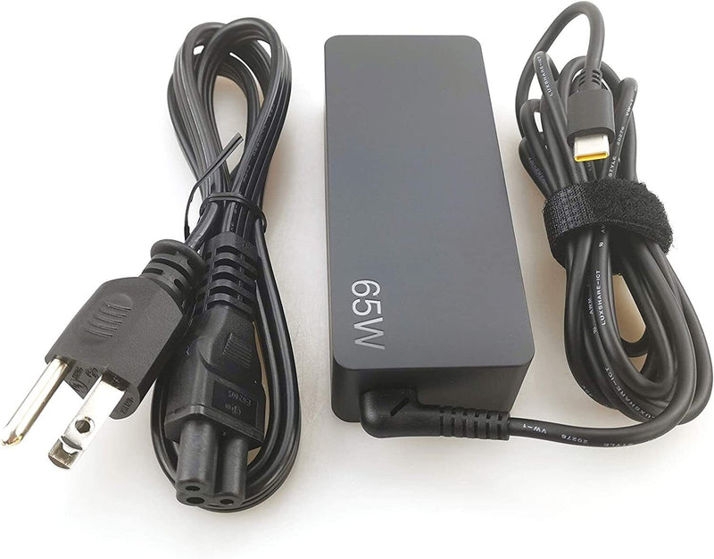Genuine OEM Lenovo Charger ThinkPad P51s 20HB 20HC 20JY 65W AC Power Adapter Cord Notebook Power Supply Cord