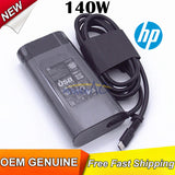 NEW ORIGINAL 140W HP OMEN TRANSCEND 14-fb0045TX 9U5C7PA AC ADAPTER CHARGER+CABLE