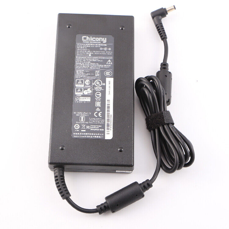 Original Chicony MSI GS63VR Adapter Charger Original Genuine A15-180P1A 19.5V 9.23A Slim Notebook Power Supply Cord