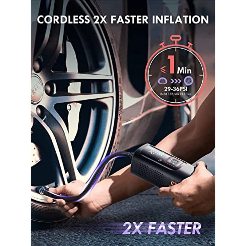 Original Tire Inflator Portable Air Compressor LCD Display Easy Operation Air Pump