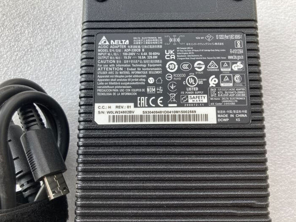 Original NEW Genuine Delta ADP-330CB B Adapter cord 330W for MSI Raider GE78HX 13VH-017TW Notebook Power Supply Cord