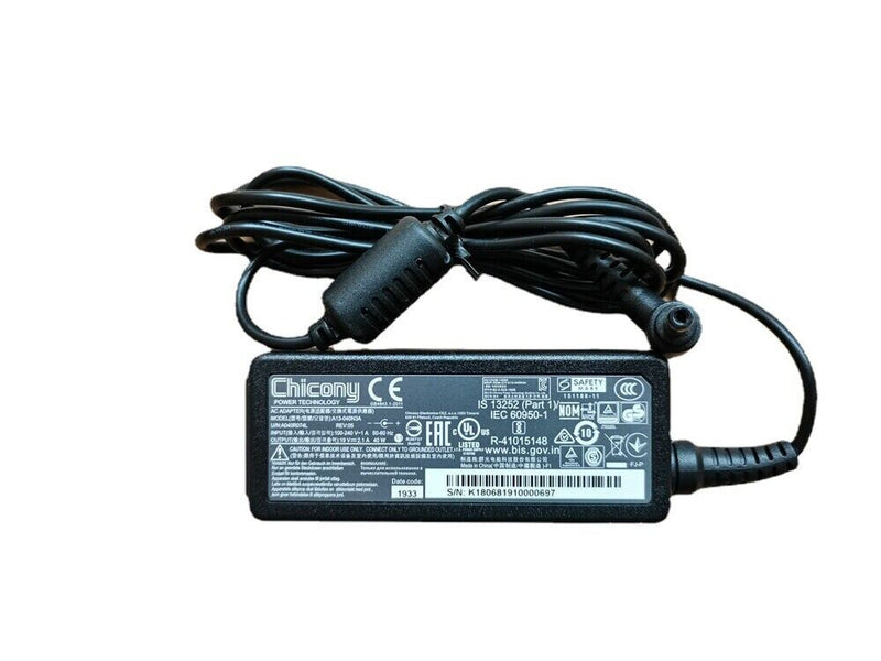 Original NEW Original OEM Chicony 19V 2.1A 40W A13-040N3A For Laptop 4.8mm*1.7mm Charger Notebook Power Supply Cord
