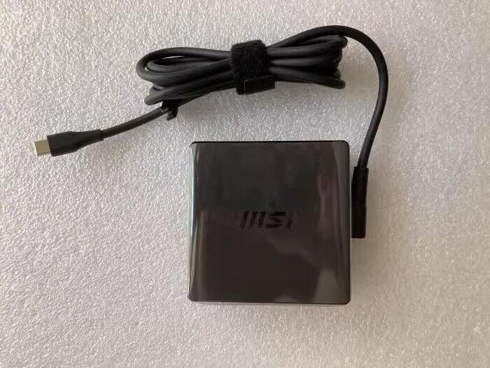 Original MSI A21-100P1A A100AP05P P15 A12 E16 MS-16S8 Charger AC Adapter 100W USB Type-C Notebook Power Supply Cord