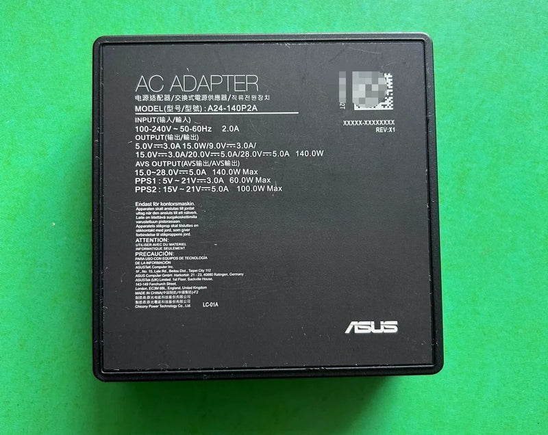 A24-140P2A Original ASUS 140W Power Adapter Type-C Interface 28V5A Notebook