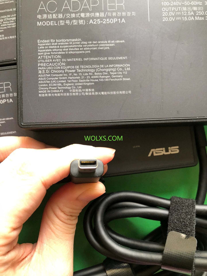 250W~300W Original ADP-250AB B A25-250P1A AC Adapter For ASUS Laptop Power Supply Charger