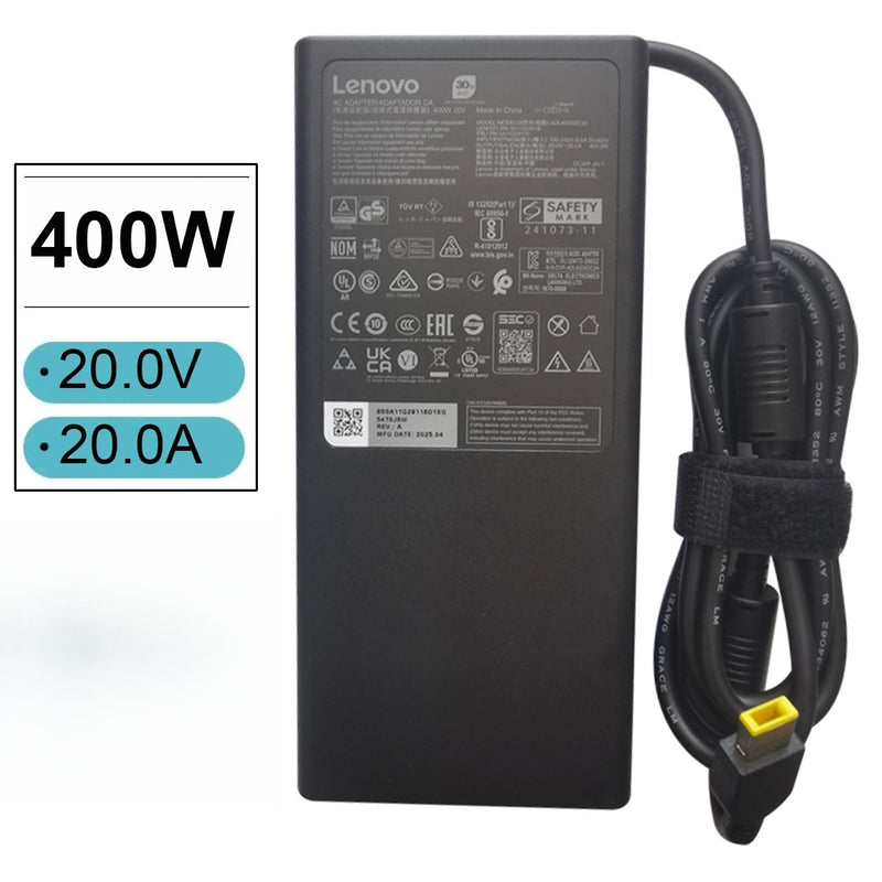 Lenovo Legion Pro 7i Gen 10 400W ADL400SDC3A Charger for Lenovo Legion Pro 7 7i 9i Gen 10 16 18 16IAX10H 16AFR10H