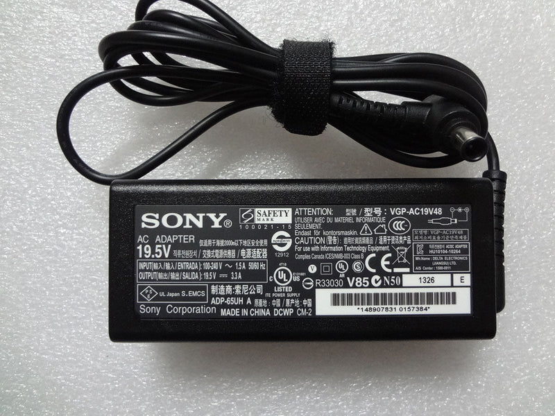 Original Genuine VGP-AC19V43 VGP-AC19V48 Charger for Sony Vaio VPCCW17FX/B AC Adapter Notebook Power Supply Cord