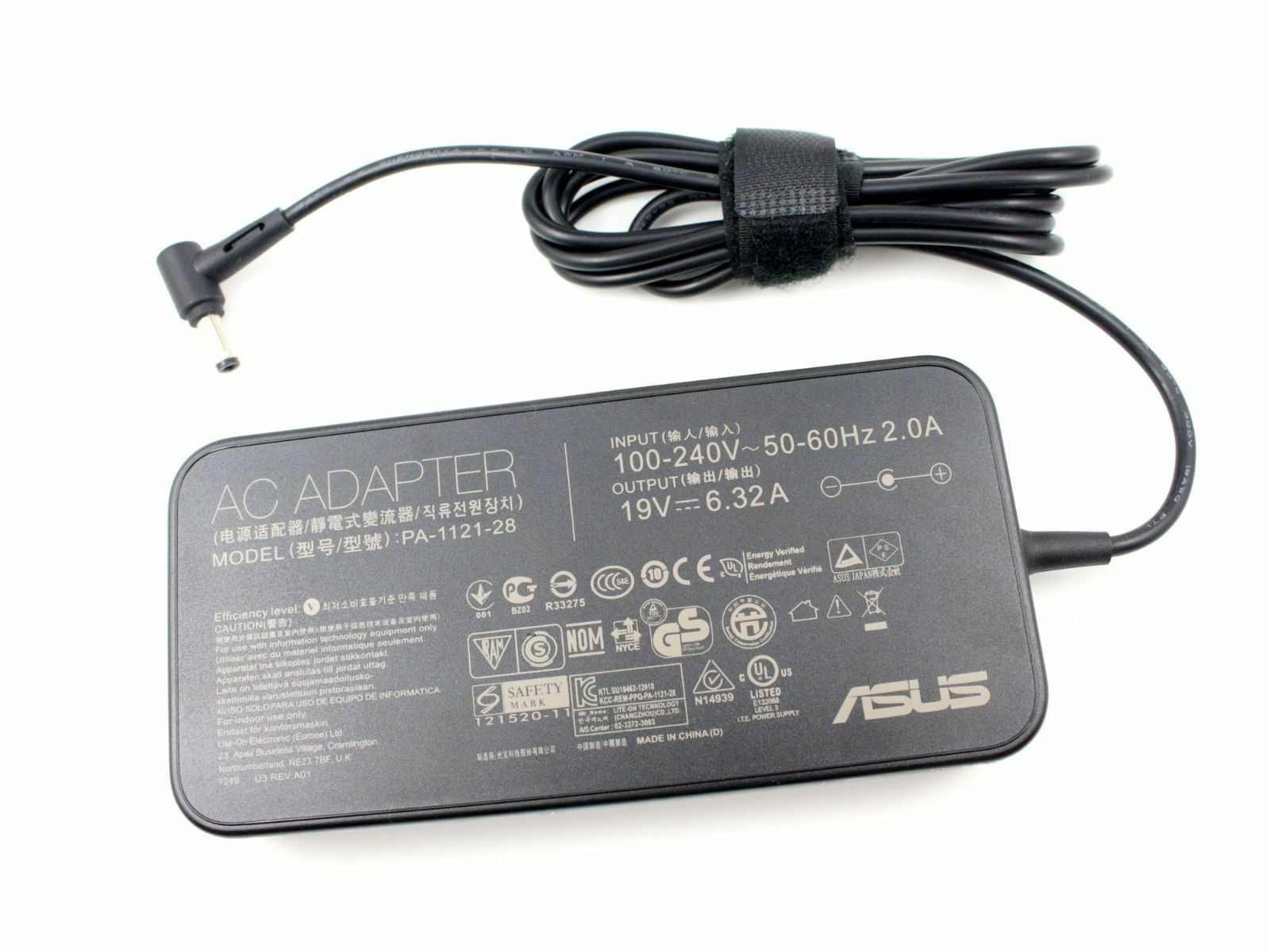 CHARGER Genuine 120W AC Adapter Asus TUF FX504GE-AH53 FX504GE-US52 6.32A Power Charger