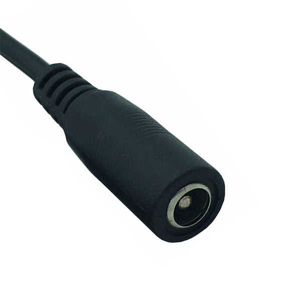 10cm DC Power Plug Cable 5.5*2.1mm Male 90 Degree Right Angle To 5.5 x 2.1mm Female Adapter Extension Cable Cord for CCTV Camera