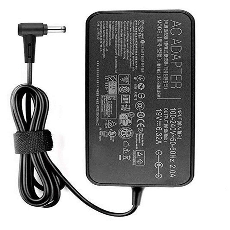 120W 19V 6.32A AC Charger for Asus  ZX53V ZX53VW ZX53VE  N580VD N580GD ZX53VD Laptop Power Supply Adapter Cord
