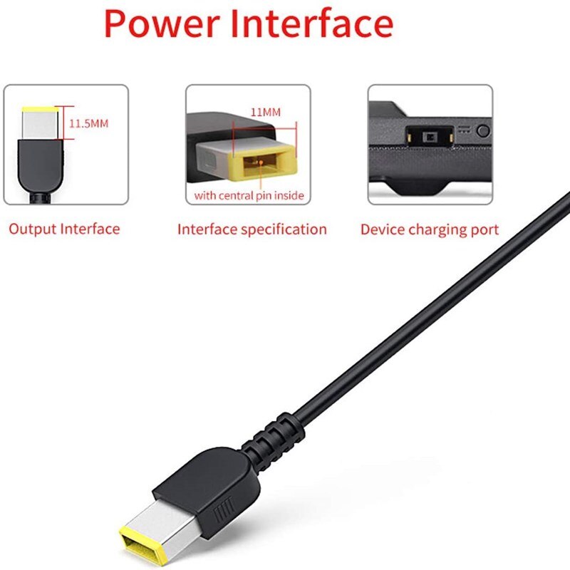 170W AC Charger for Lenovo  W540 W541  ADL170SDC3A ADL170NDC3A ADL170NLC3A 888015042 59387522  Laptop Power Supply Adapter Cord