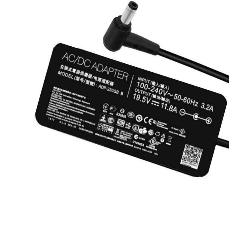 Original Charger 19.5V 11.8A AC Charger for Asus S5DU GX531GWR GU502GU S5DV S5DW S7DW Plus S5D S7D x2pro   Laptop Power Supply Adapter Cord