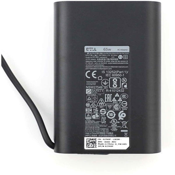 19.5V 3.34A AC Charger for Dell Latitude E5410 E5420 E5500 E5510 E5520 E6440 - Power Supply Adapter Cord