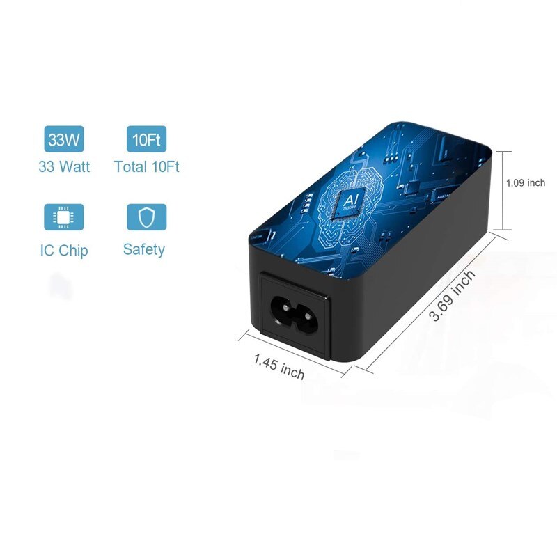 Genuine 19V 1.75A AC Charger Fit for Asus Chromebook C202 C202SA-YS02 C202SA C202S C202SA-YS01 Laptop Power Supply Adapter Cord