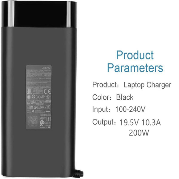 200W Charger Power for HP L00818-850 TPN-DA10 TPN-LA21 L73385-001 Omen 15 17 Voeding Adapter Cord