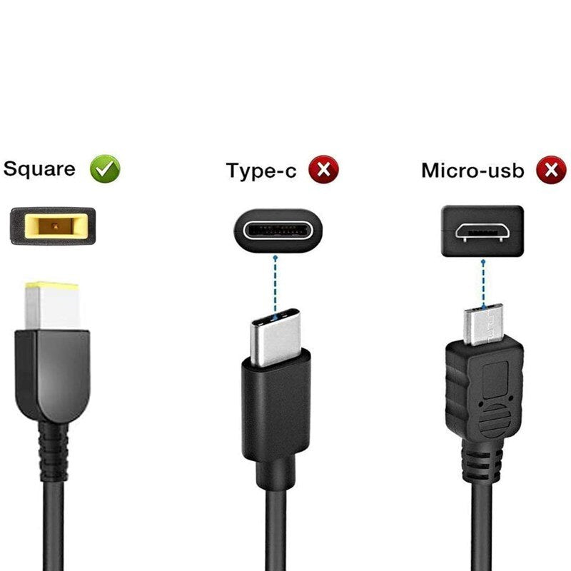 20V 3.25A  AC Charger for Lenovo X240 X240S  X260 X 270 S431 X240 X240S  S440 S531 S540  Power Supply Adapter Cord