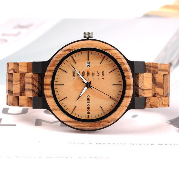 Crux Wooden Watch