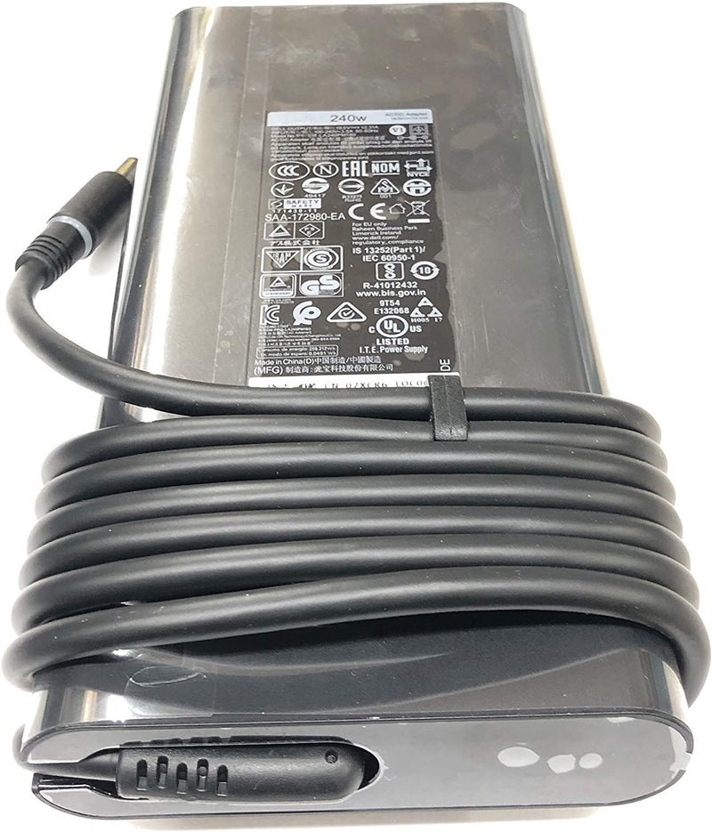 240W AC Adapter for Dell Precision 7730 LA240PM180, 7XCR6, 07XCR6, DA240PM180, 0RYJJ9, RYJJ9, 8N2T2