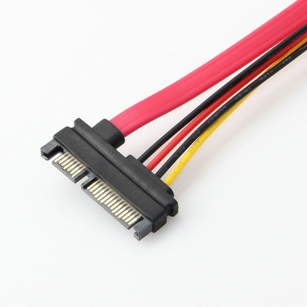 30cm Male to Female 7+15 Pin SATA extension cord 7P data transfer 15P Power supply SATA Cable 22Pin SATA Line