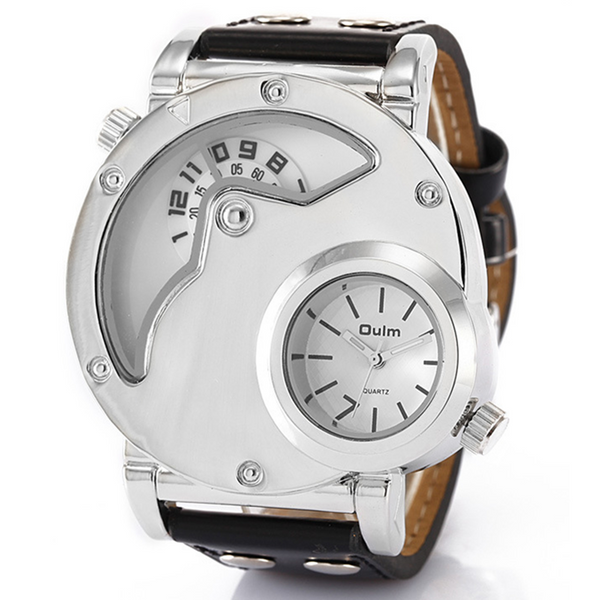 Oulm 9591 Unique Design Fashion Wristwatch Men