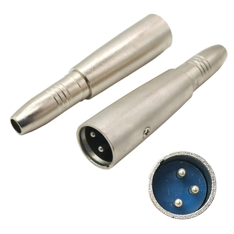 3pin XLR Male to 1/4" 6.35/6.5mm Mono Female AUX Jack Microphone Audio Stereo Adapter Cable Connector Plug Mic Speaker Converter