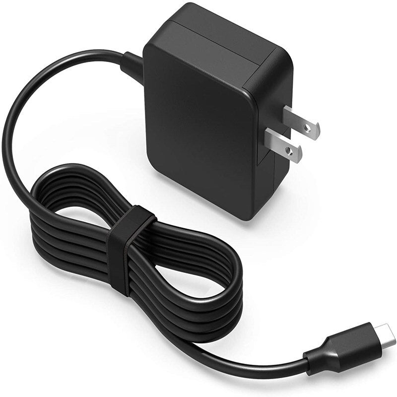 45W AC Charger for Lenovo Chromebook N23 Yoga, ThinkPad X1 Yoga 2nd 3rd Gen, X1 Carbon 5th 6th Power Supply Adapter Cord