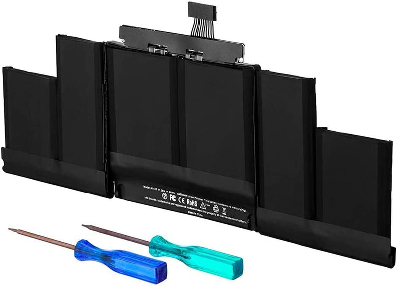 Original Genuine New A1417 Laptop Battery for MacBook Retina Pro 15 A1398(Mid 2012-Early 2013) ME665LL/A ME664LL/A MC975LL/A MC976LL/A MD831LL/A