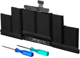 Original Genuine New A1417 Laptop Battery for MacBook Retina Pro 15 A1398(Mid 2012-Early 2013) ME665LL/A ME664LL/A MC975LL/A MC976LL/A MD831LL/A