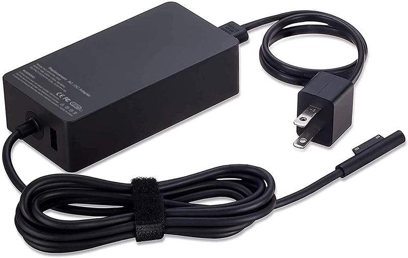 Original Charger Surface Book Charger Surface Power Adapter, 127W for Surface Book 3 Book 2 Book Surface Pro 3 Pro 4 Pro 5 Pro 6 Pro 7 Pro X Surface Laptop & Surface Go, with Additional USB Charging Port