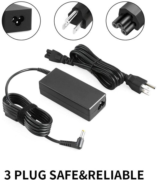 65W Power Adapter Laptop Charger for Acer Aspire E15 E1 F15 ES1 E5-553 E5-575 E5-575-33BM A515-51-5398 A515-43-R19L Power Supply Cord