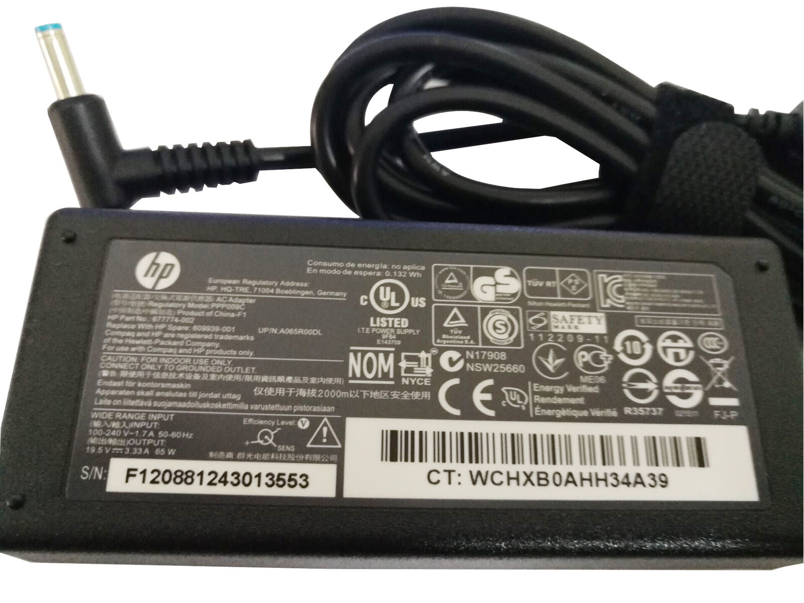 NEW Genuine 19.5V 45W AC Adapter Charger For HP SPECTRE X360 13-4003DX Power Supply Charger