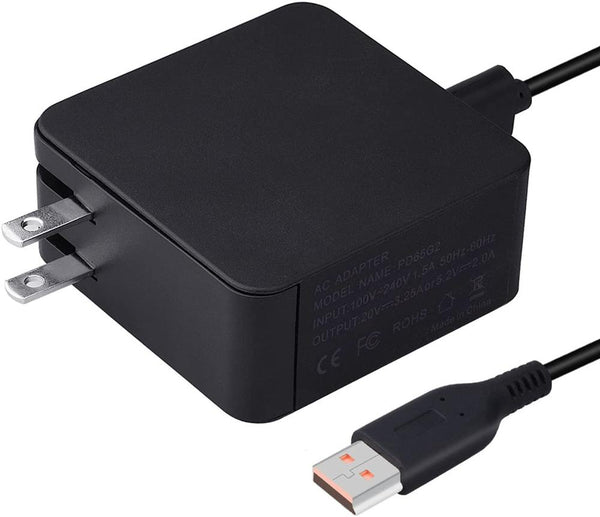 Original Charger 65W AC Charger Fit for Lenovo Yoga 3-1170 Pro-1370 80HE  Power Supply Adapter Cord