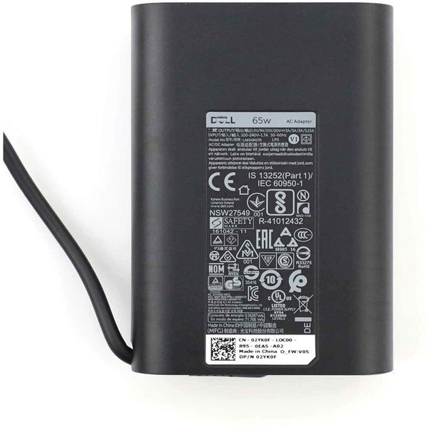 Genuine 65W AC Charger Power Supply for Dell Inspiron 15 5584 P85F P85F001 Laptop Adapter Cord